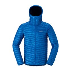 Norrona Trollveggen Superlight Down800 Hooded Jacket Men's in Skydiver